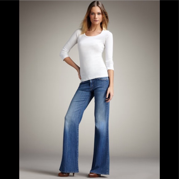 mother bell bottom jeans